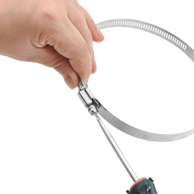 Casa si Gradina - Termice - Climatizare si ventilatie - Coliere pentru furtun, 6 buc., 91-220 mm, otel inoxidabil 304 - Infinity.ro