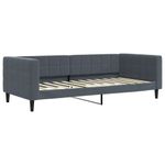 Casa si Gradina - Mobilier - Paturi si accesorii - Paturi - Cadru de pat, gri inchis, 100x200 cm, catifea - Infinity.ro