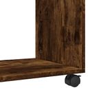 Casa si Gradina - Mobilier - Mese si birouri - Mese living - Masa laterala cu roti stejar fumuriu 70x35x60 cm lemn compozit - Infinity.ro