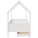 Casa si Gradina - Mobilier - Paturi si accesorii - Paturi - Cadru pat copii cu sertare, 80x200 cm, lemn masiv de pin - Infinity.ro
