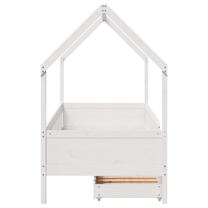 Casa si Gradina - Mobilier - Paturi si accesorii - Paturi - Cadru pat copii cu sertare, 80x200 cm, lemn masiv de pin - Infinity.ro