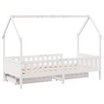 Casa si Gradina - Mobilier - Paturi si accesorii - Paturi - Cadru pat copii cu sertare, 80x200 cm, lemn masiv de pin - Infinity.ro