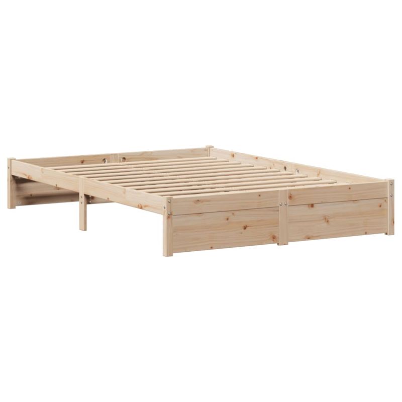 Casa si Gradina - Mobilier - Paturi si accesorii - Paturi - Cadru de pat fara saltea, 120x200 cm, lemn masiv pin - Infinity.ro