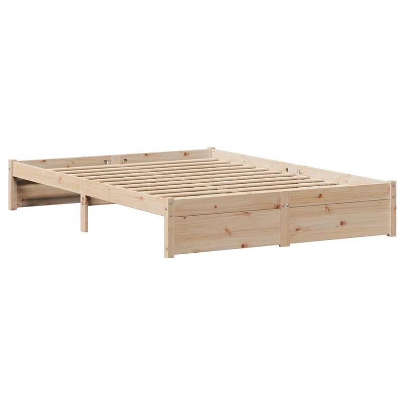 Casa si Gradina - Mobilier - Paturi si accesorii - Paturi - Cadru de pat fara saltea, 120x200 cm, lemn masiv pin - Infinity.ro