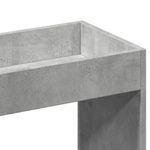 Casa si Gradina - Mobilier - Biblioteci si rafturi - Biblioteci - Dulap inalt, gri beton, 92x33x140 cm, lemn prelucrat - Infinity.ro