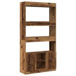 Casa si Gradina - Mobilier - Biblioteci si rafturi - Biblioteci - Dulap inalt, lemn vechi, 92x33x180 cm, lemn prelucrat - Infinity.ro