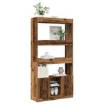 Casa si Gradina - Mobilier - Biblioteci si rafturi - Biblioteci - Dulap inalt, lemn vechi, 92x33x180 cm, lemn prelucrat - Infinity.ro