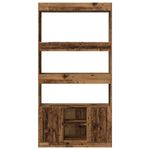 Casa si Gradina - Mobilier - Biblioteci si rafturi - Biblioteci - Dulap inalt, lemn vechi, 92x33x180 cm, lemn prelucrat - Infinity.ro