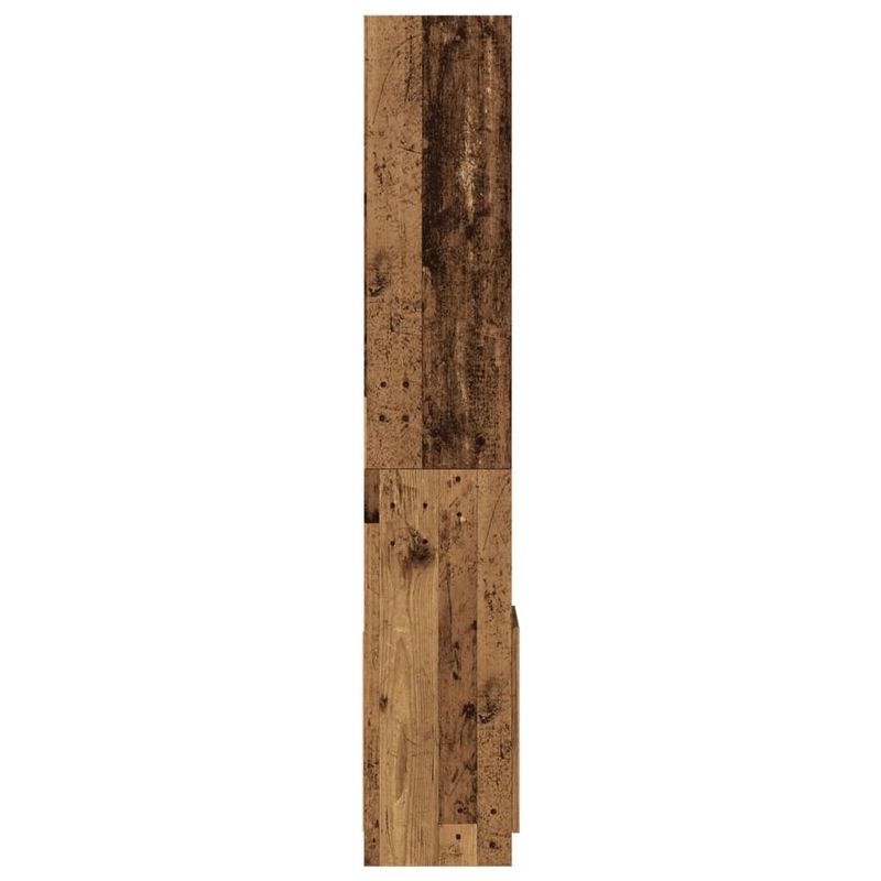 Casa si Gradina - Mobilier - Biblioteci si rafturi - Biblioteci - Dulap inalt, lemn vechi, 92x33x180 cm, lemn prelucrat - Infinity.ro