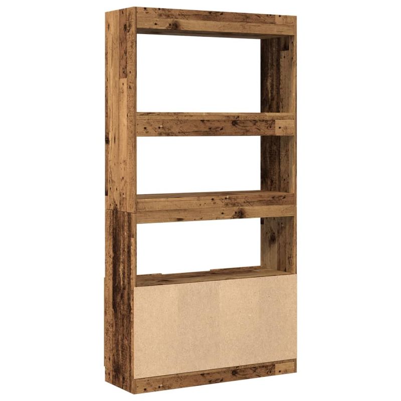 Casa si Gradina - Mobilier - Biblioteci si rafturi - Biblioteci - Dulap inalt, lemn vechi, 92x33x180 cm, lemn prelucrat - Infinity.ro