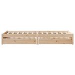 Casa si Gradina - Mobilier - Paturi si accesorii - Paturi - Cadru pat fara saltea, 90x190 cm, lemn masiv de pin - Infinity.ro