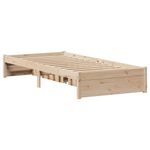 Casa si Gradina - Mobilier - Paturi si accesorii - Paturi - Cadru pat fara saltea, 90x190 cm, lemn masiv de pin - Infinity.ro