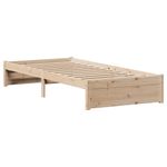 Casa si Gradina - Mobilier - Paturi si accesorii - Paturi - Cadru pat fara saltea, 90x190 cm, lemn masiv de pin - Infinity.ro