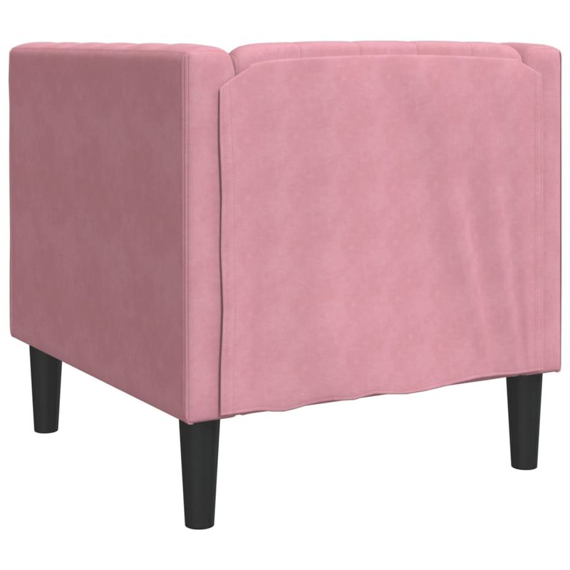 Casa si Gradina - Mobilier - Scaune si fotolii - Fotolii - Fotoliu Chesterfield, roz, catifea - Infinity.ro