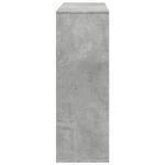 Casa si Gradina - Mobilier - Biblioteci si rafturi - Biblioteci - Biblioteca/Separator camera, gri beton, 100x33x94,5 cm - Infinity.ro