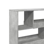 Casa si Gradina - Mobilier - Biblioteci si rafturi - Biblioteci - Biblioteca/Separator camera, gri beton, 100x33x94,5 cm - Infinity.ro