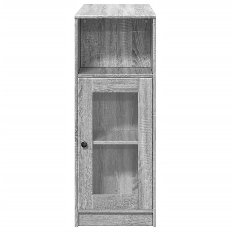 Casa si Gradina - Mobilier - Mese si birouri - Mese bucatarie si dining - Masa bar cu rafturi, gri sonoma, 101x40x103,5 cm lemn prelucrat - Infinity.ro
