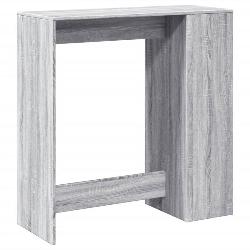 Casa si Gradina - Mobilier - Mese si birouri - Mese bucatarie si dining - Masa bar cu rafturi, gri sonoma, 101x40x103,5 cm lemn prelucrat - Infinity.ro