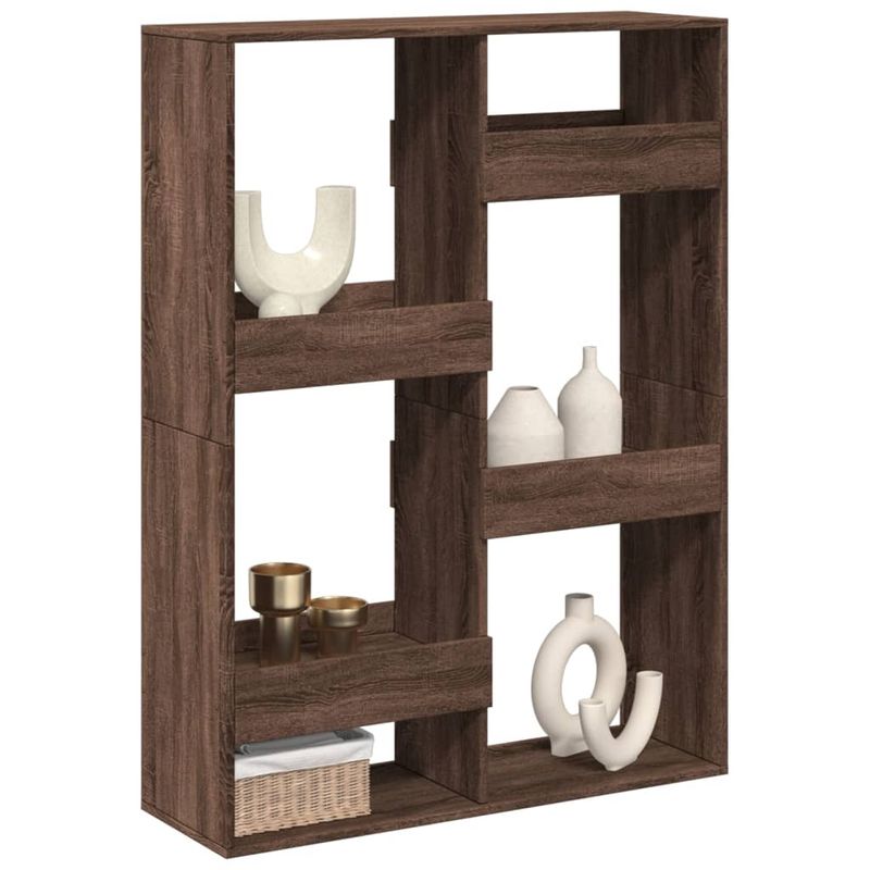 Casa si Gradina - Mobilier - Biblioteci si rafturi - Biblioteci - Separator camera, stejar maro, 100x33x135 cm, lemn prelucrat - Infinity.ro