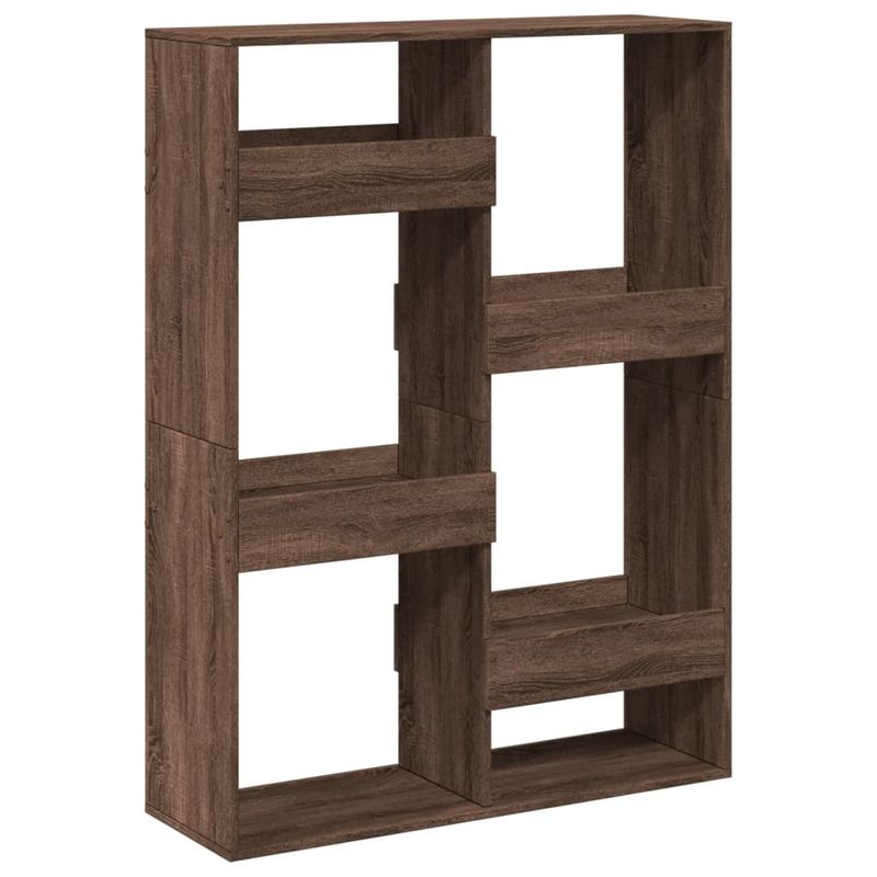 Casa si Gradina - Mobilier - Biblioteci si rafturi - Biblioteci - Separator camera, stejar maro, 100x33x135 cm, lemn prelucrat - Infinity.ro