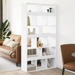 Casa si Gradina - Mobilier - Biblioteci si rafturi - Biblioteci - Separator de camera, alb, 100x33x187,5 cm, lemn prelucrat - Infinity.ro