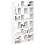 Casa si Gradina - Mobilier - Biblioteci si rafturi - Biblioteci - Separator de camera, alb, 100x33x187,5 cm, lemn prelucrat - Infinity.ro