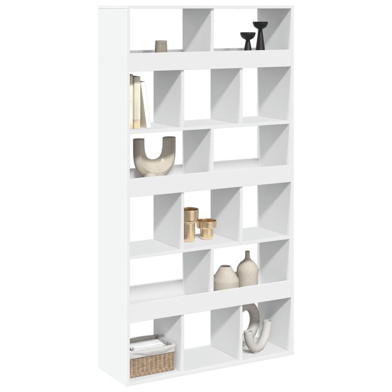 Casa si Gradina - Mobilier - Biblioteci si rafturi - Biblioteci - Separator de camera, alb, 100x33x187,5 cm, lemn prelucrat - Infinity.ro