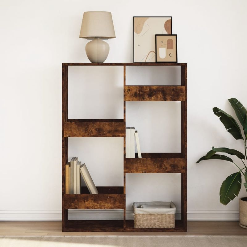 Casa si Gradina - Mobilier - Biblioteci si rafturi - Biblioteci - Biblioteca, stejar fumuriu, 100x33x135 cm, lemn prelucrat - Infinity.ro
