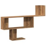 Casa si Gradina - Mobilier - Biblioteci si rafturi - Rafturi - Raft de perete, lemn artizanal, 100x15x70 cm, lemn prelucrat - Infinity.ro