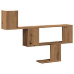 Casa si Gradina - Mobilier - Biblioteci si rafturi - Rafturi - Raft de perete, lemn artizanal, 100x15x70 cm, lemn prelucrat - Infinity.ro