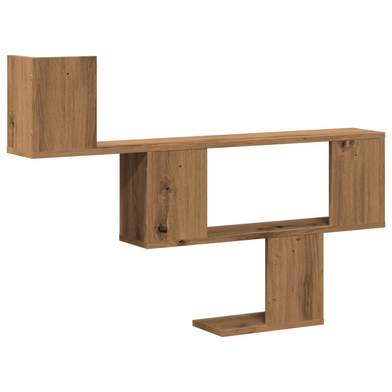 Casa si Gradina - Mobilier - Biblioteci si rafturi - Rafturi - Raft de perete, lemn artizanal, 100x15x70 cm, lemn prelucrat - Infinity.ro
