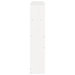 Casa si Gradina - Mobilier - Paturi si accesorii - Accesorii paturi - Tablie de pat cu depozitare alb 140 cm lemn masiv de pin - Infinity.ro