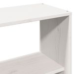 Casa si Gradina - Mobilier - Paturi si accesorii - Accesorii paturi - Tablie de pat cu depozitare alb 140 cm lemn masiv de pin - Infinity.ro