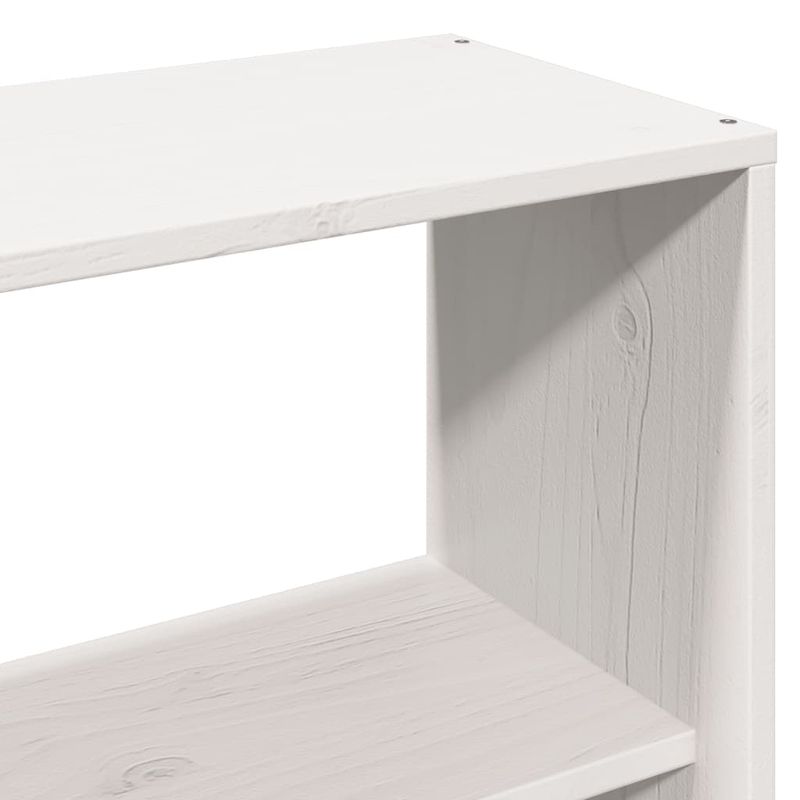 Casa si Gradina - Mobilier - Paturi si accesorii - Accesorii paturi - Tablie de pat cu depozitare alb 140 cm lemn masiv de pin - Infinity.ro