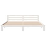 Casa si Gradina - Mobilier - Paturi si accesorii - Paturi - Cadru de pat fara saltea, alb, 180x200 cm, lemn masiv pin - Infinity.ro