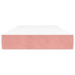 Casa si Gradina - Mobilier - Saltele si somiere - Saltele - Saltea de pat cu arcuri, roz, 100x220x20 cm, catifea - Infinity.ro
