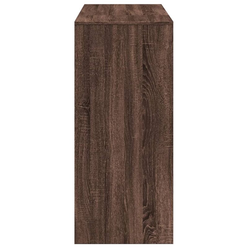 Casa si Gradina - Mobilier - Mese si birouri - Mese bucatarie si dining - Masa bar cu raft, stejar maro, 124x46x103,5 cm, lemn prelucrat - Infinity.ro