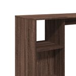 Casa si Gradina - Mobilier - Mese si birouri - Mese bucatarie si dining - Masa bar cu raft, stejar maro, 124x46x103,5 cm, lemn prelucrat - Infinity.ro
