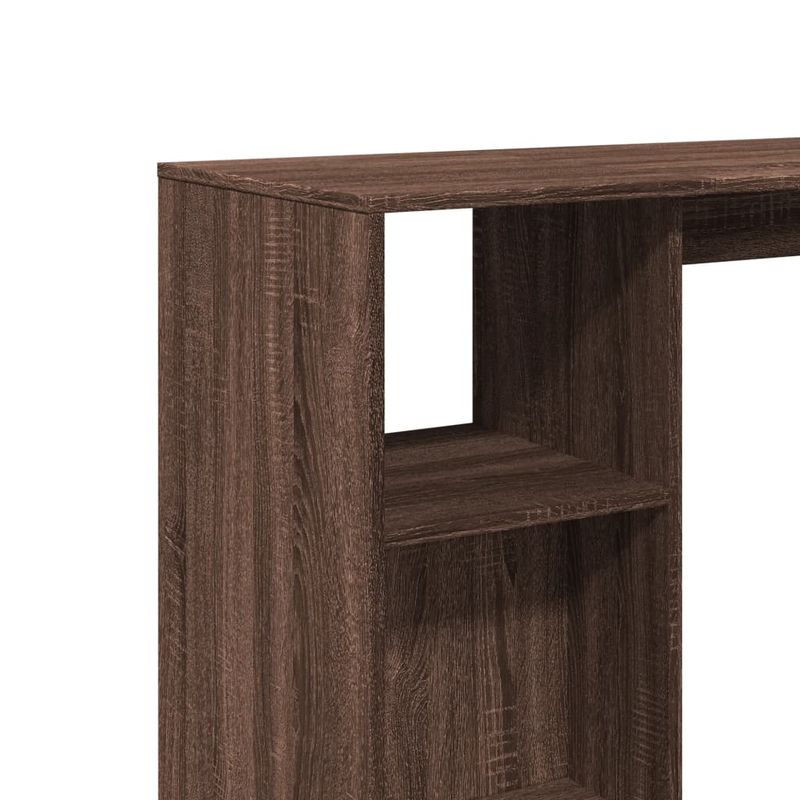Casa si Gradina - Mobilier - Mese si birouri - Mese bucatarie si dining - Masa bar cu raft, stejar maro, 124x46x103,5 cm, lemn prelucrat - Infinity.ro