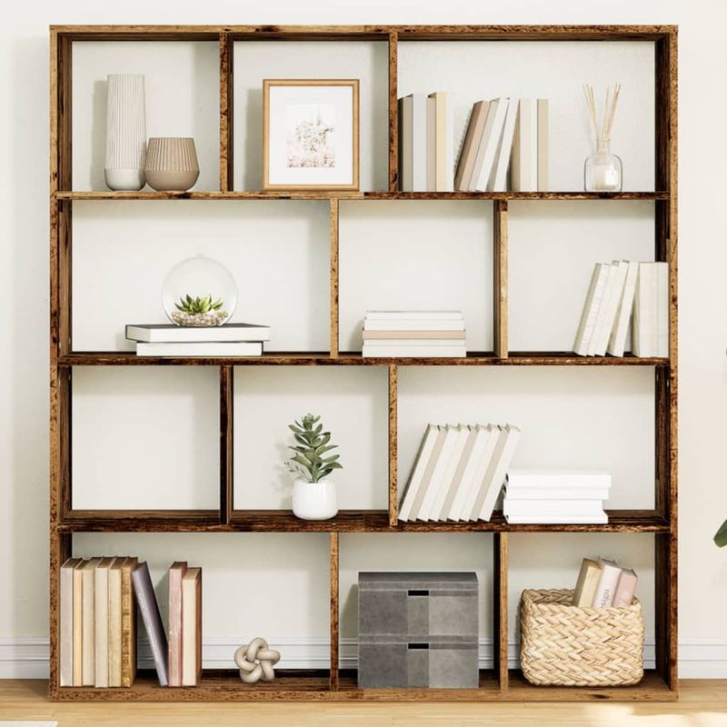 Casa si Gradina - Mobilier - Biblioteci si rafturi - Biblioteci - Biblioteca, lemn vechi, 132x29x141,5 cm, lemn prelucrat - Infinity.ro