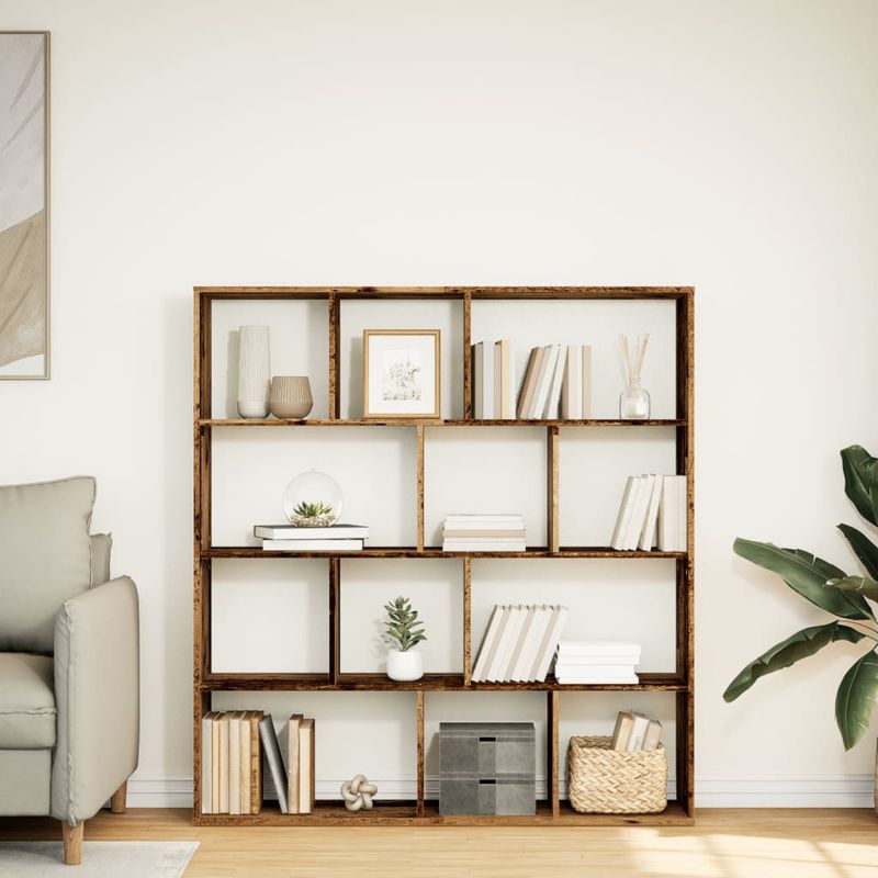 Casa si Gradina - Mobilier - Biblioteci si rafturi - Biblioteci - Biblioteca, lemn vechi, 132x29x141,5 cm, lemn prelucrat - Infinity.ro