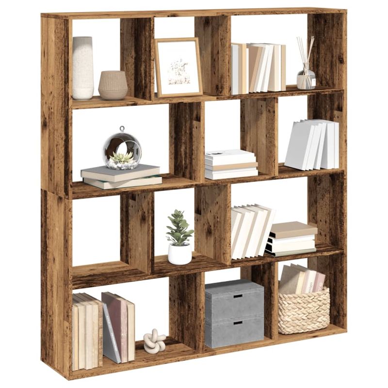 Casa si Gradina - Mobilier - Biblioteci si rafturi - Biblioteci - Biblioteca, lemn vechi, 132x29x141,5 cm, lemn prelucrat - Infinity.ro