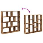 Casa si Gradina - Mobilier - Biblioteci si rafturi - Biblioteci - Biblioteca, lemn vechi, 132x29x141,5 cm, lemn prelucrat - Infinity.ro
