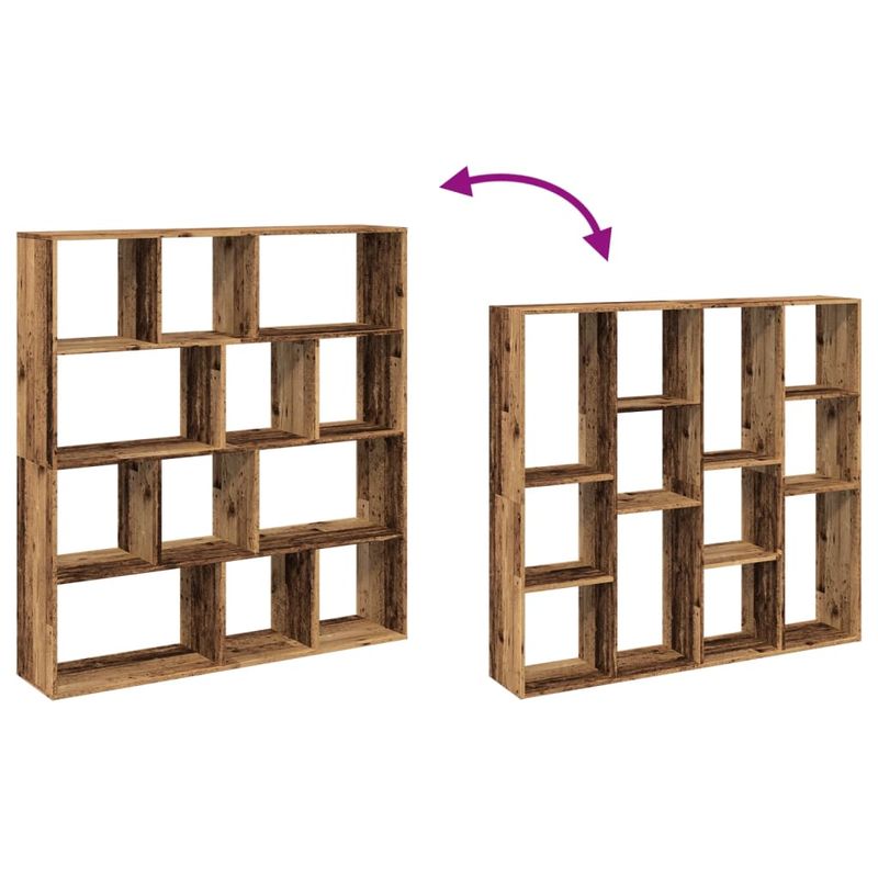Casa si Gradina - Mobilier - Biblioteci si rafturi - Biblioteci - Biblioteca, lemn vechi, 132x29x141,5 cm, lemn prelucrat - Infinity.ro
