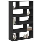 Casa si Gradina - Mobilier - Biblioteci si rafturi - Biblioteci - Separator de camera, negru, 100x33x156,5 cm, lemn prelucrat - Infinity.ro