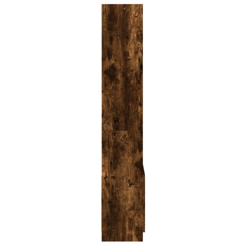 Casa si Gradina - Mobilier - Biblioteci si rafturi - Biblioteci - Dulap inalt, stejar fumuriu, 63x33x180 cm, lemn prelucrat - Infinity.ro