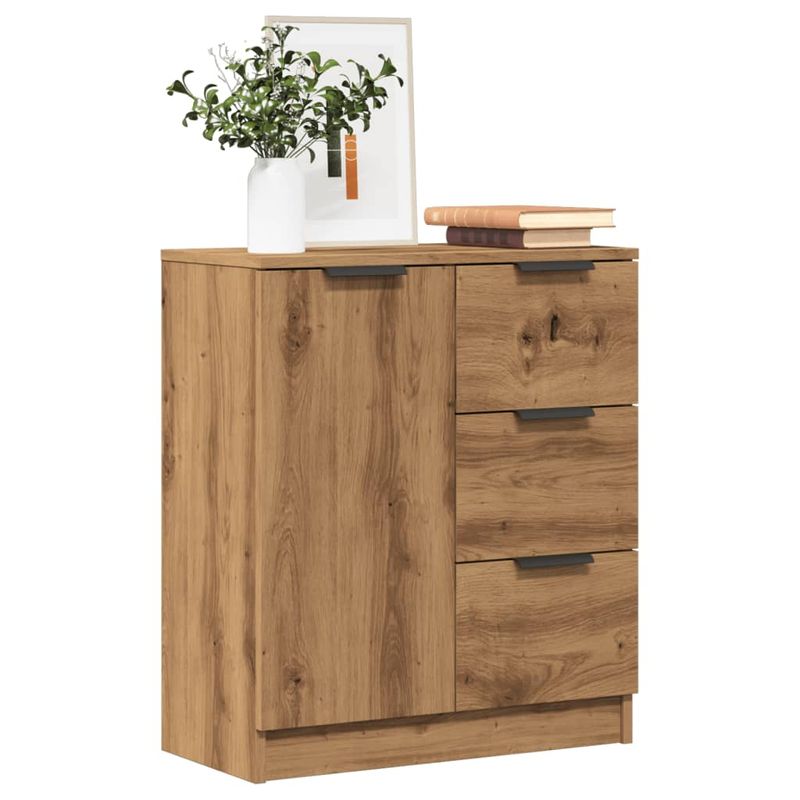 Casa si Gradina - Mobilier - Comode si corpuri - Comode - Dulap, stejar artizanal, 60x30x70 cm, lemn prelucrat - Infinity.ro