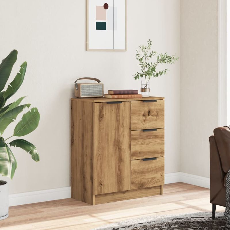 Casa si Gradina - Mobilier - Comode si corpuri - Comode - Dulap, stejar artizanal, 60x30x70 cm, lemn prelucrat - Infinity.ro