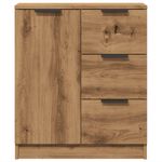 Casa si Gradina - Mobilier - Comode si corpuri - Comode - Dulap, stejar artizanal, 60x30x70 cm, lemn prelucrat - Infinity.ro