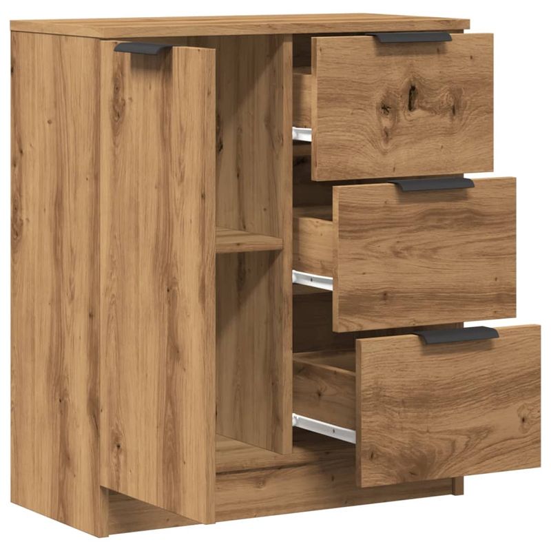Casa si Gradina - Mobilier - Comode si corpuri - Comode - Dulap, stejar artizanal, 60x30x70 cm, lemn prelucrat - Infinity.ro